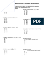 Sil 5° Práctica Calificada de Trigonometria Identidades Trigonometricas