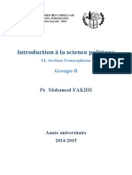 Introduction Science Politique