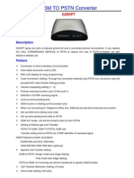 GSM To PSTN Converter