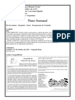 Plano de Aula Do Dia 05 A 09 de Outubro de 2015