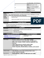 Sense of Taste Lesson Plan