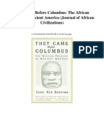 They Came Before Columbus: The African Presence in Ancient America (Journal of African Civilizations)