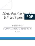 Estimating Peak Water Demands in Buildings With Efficient Fixtures by Steven Buchberger