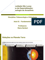 Aula 01 - Paleoecologia Fundamentos