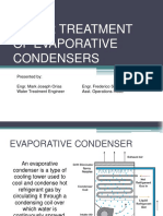 Water Treatment of Evaporative Condensers