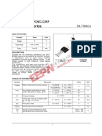 BTA/BTB06 Series: 6A Triac