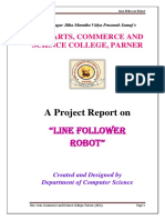 A Project Report On: "Line Follower Robot"