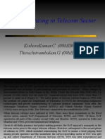 Pricing in Telecom Sector: Kishorekumar.C (09mib026) Thiruchitrambalam.G (09mba115)