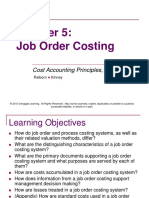 Job Order Costing: Cost Accounting Principles, 9e