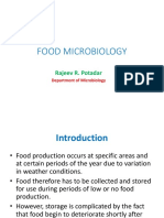 Food Microbiology: Rajeev R. Potadar