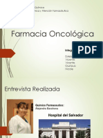 Presentación Farmacia Clínica Farmacia Oncológica