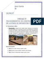 Procedimientos de Contruccion en Etapa de Infraestructura PDF