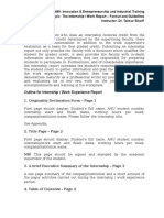 Internship Report Guideline 1