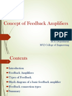 Concept of Feedback Amplifiers