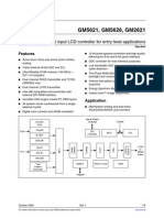 GM5621, GM5626, GM2621: Dual Input LCD Controller For Entry Level Applications