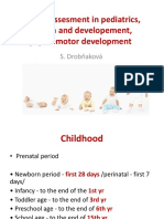 Clinical Assesment in Pediatrics, Growth and Developement, Psychomotor Development - Kópia