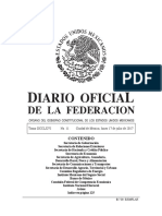 Diario Oficial de La Federación de Fecha 17 de Julio de 2017