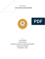 EC6502 Principles of Digital Signal Processing