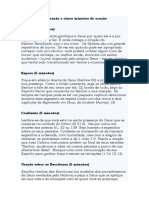 Esboço para Quarenta e Cinco Minutos de Oração