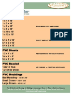 PVC Lumber