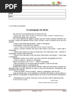 Ficha de Prepararaçao para A Prova de Aferiçao Interna de Portugues PDF