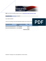 Proof of Nac Change On The Duplicate Registration Via My Wife's Sos Online Service