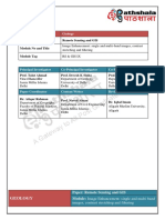 Subject Geology: Paper No and Title Remote Sensing and GIS Module No and Title Module Tag