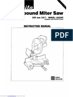 Compound Miter Saw: Instruction Manual