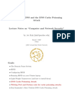 Lecture17 DNS and The DNS Cache Poisoning Attack