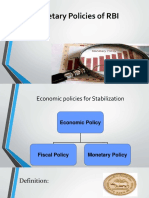 Monetary Policies of RBI