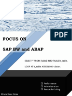 Good Abap Programming Practice Manual in Sap BW Incl Hana PDF