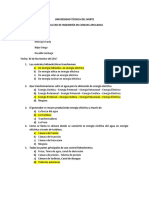 Centrales Hidroeléctricas - Preguntas