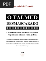 O Talmud Desmascarado - Ensinamentos Rabínicos Contra Cristaos PDF