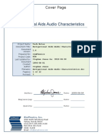 Navigational Aids Audio Characteristics