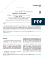 An To Patient-Reported Outcome Measures (Proms) in Physiotherapy