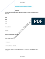 ZS Associates Placement Papers PDF Download