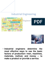 Industrial Engineering: What Industrial Engineers Do?