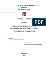 Clinical Histological and Immunohistochemical Study of Colorectal Carcinoma