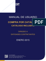 Manual Compra Por Catálogo Catálogo Inclusivo Entidades Contratantes