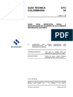 GTC 94 - Guia para La Inspección Visual y Recalificación de Cilindros de Alta Presión Reforzados Con Fibra