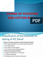 Dyeing of Polyester and Cotton Blend