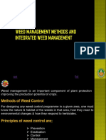 Weed Management Methods and Integrated Weed Management