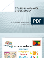 Instrumentos para A Avaliação Psicopedagógica 30-09-17