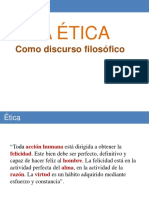 La Etica Como Disciplina Filosofica