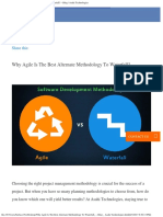 Why Agile Is The Best Alternate Methodology To Waterfall - Blog - Asahi Technologies