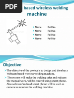 Webcam Based Wireless Welding Machine
