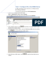 Lab 1, Activity 1, Task 1: Configure IIS On The ESMA Server: Start Administrative Tools Server Manager