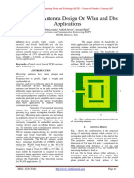 Microstrip Antenna Design On Wlan and Dbs Applications: Ritu Lavania, Ashish Duvey, Prasant Badal