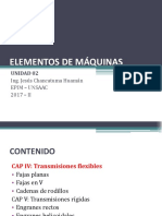 ELEMENTOS DE MÁQUINAS - Tranmisiones Flexibles y Rígidas