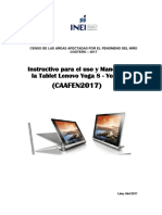 Instructivo - Uso Manejo de La Tablet Lenovo Yoga8-2